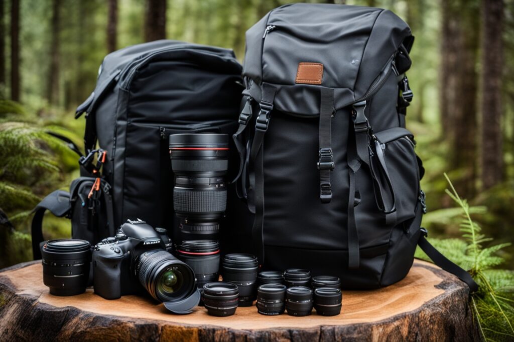 equipamento fotográfico para viagem