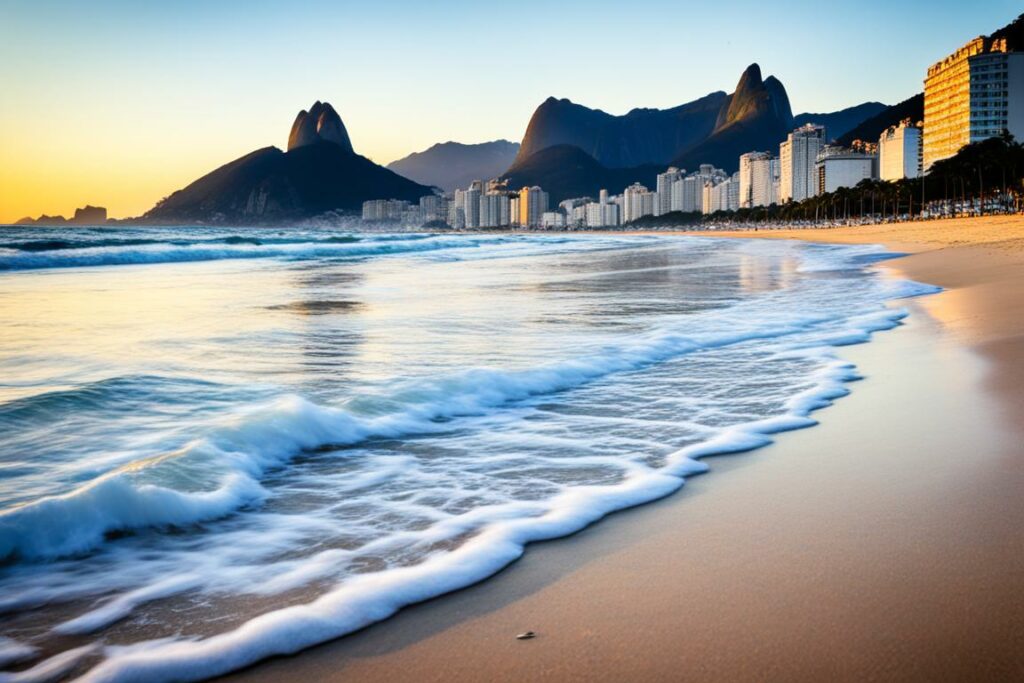 belezas naturais da praia de Ipanema